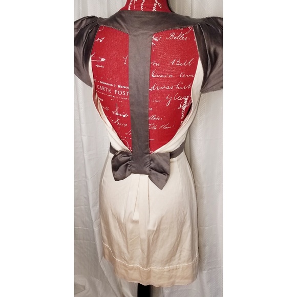 French Connection Tuxedo Party Cocktail Dress sz 6 - Picture 6 of 7